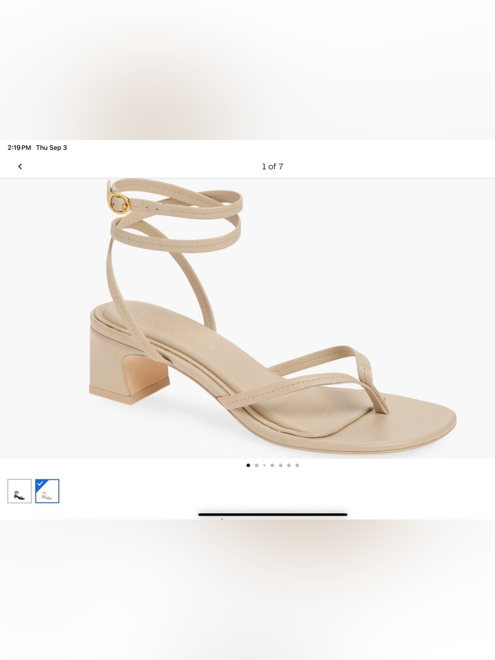 rag & bone
Gemma Ankle Strap Sandal